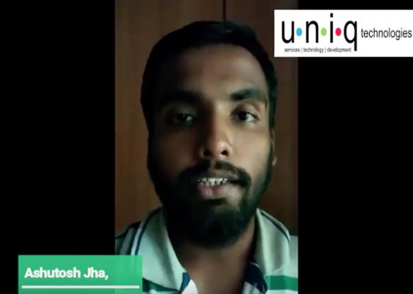 Internship in Bangalore – Ashutosh Jha Feedback